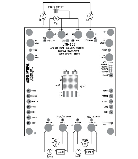 Analog Devices Inc. DC2898A & DC2899A LTM4655 Demonstration Circuits